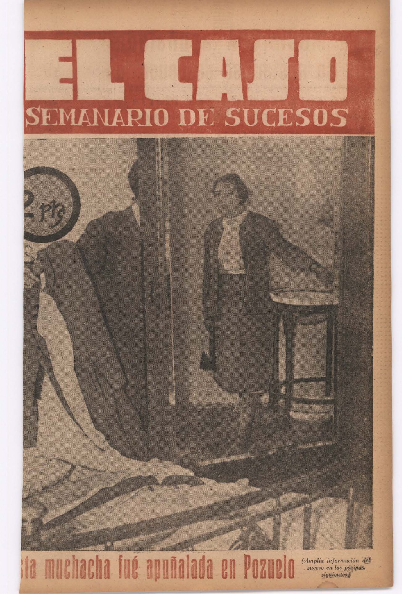 Apuñalada por un misterioso desconocido