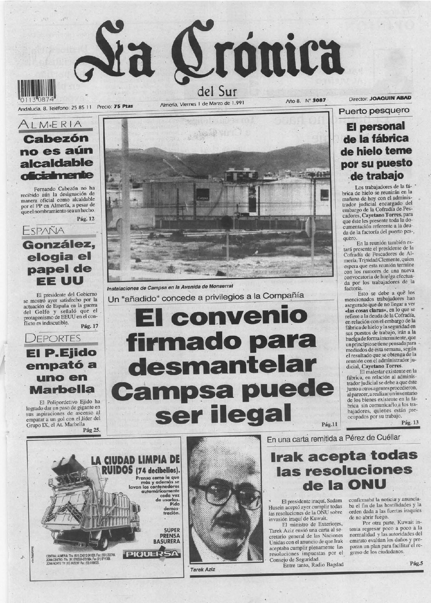 El convenio para desmantelar Campsa puede ser ilegal