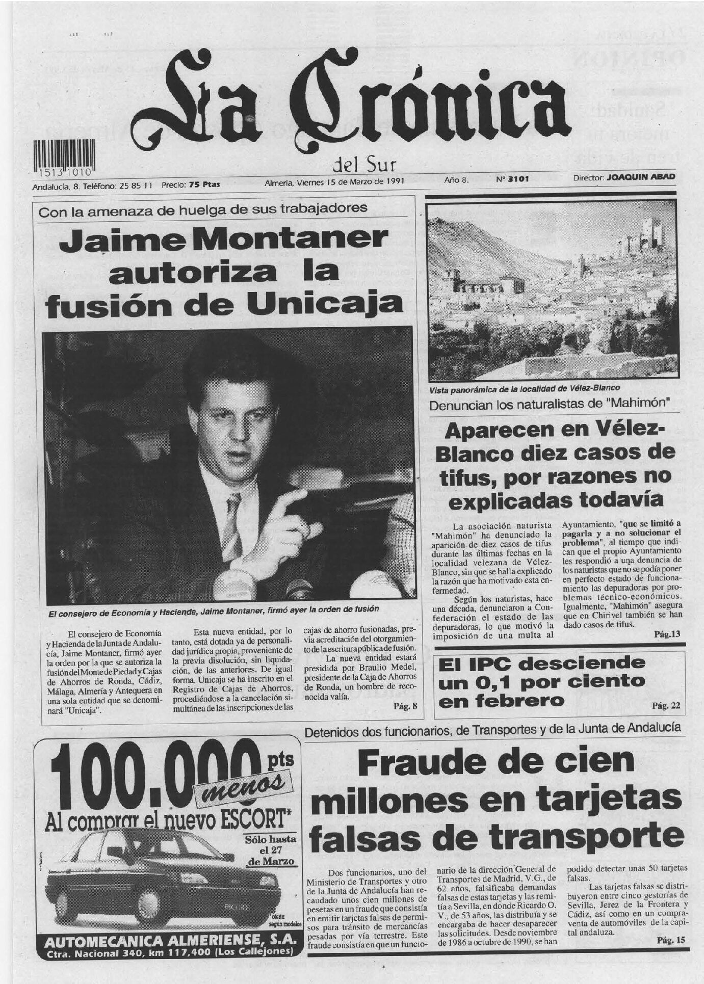 Aparecen en Vélez Blanco diez casos de tifus