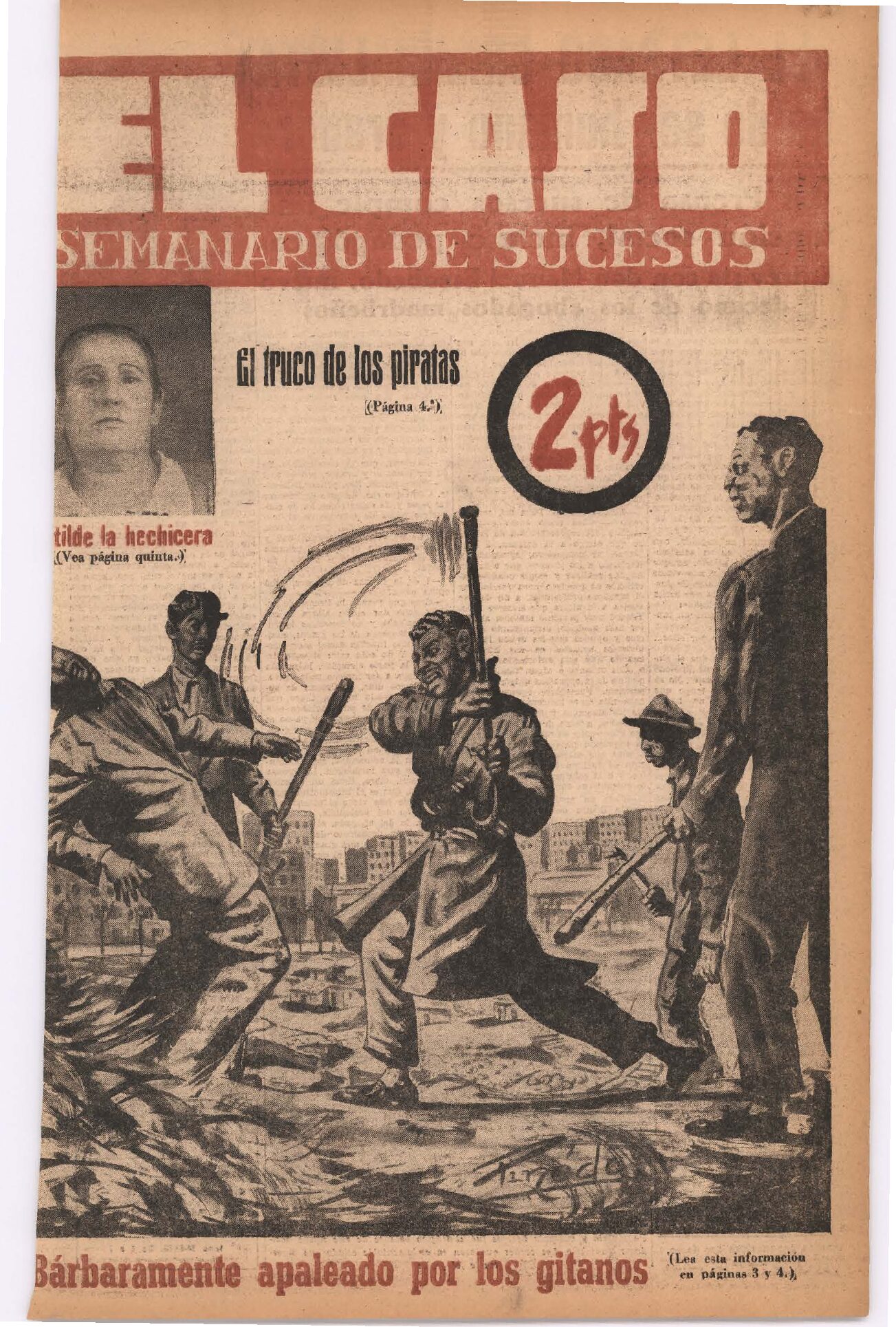 Apaleado por unos gitanos