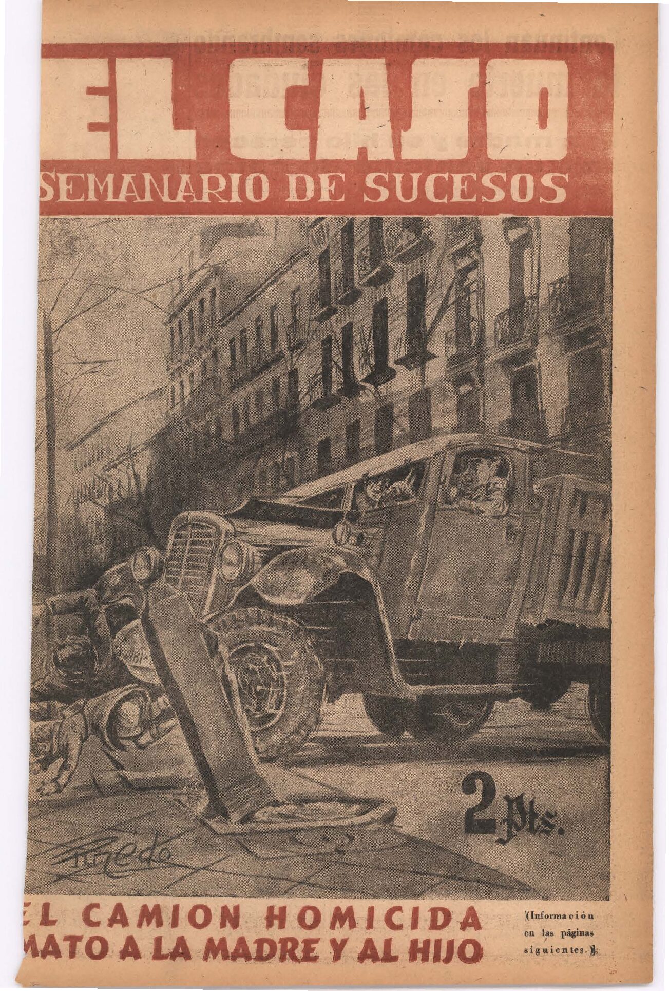 Camión homicida mata a madre e hijo