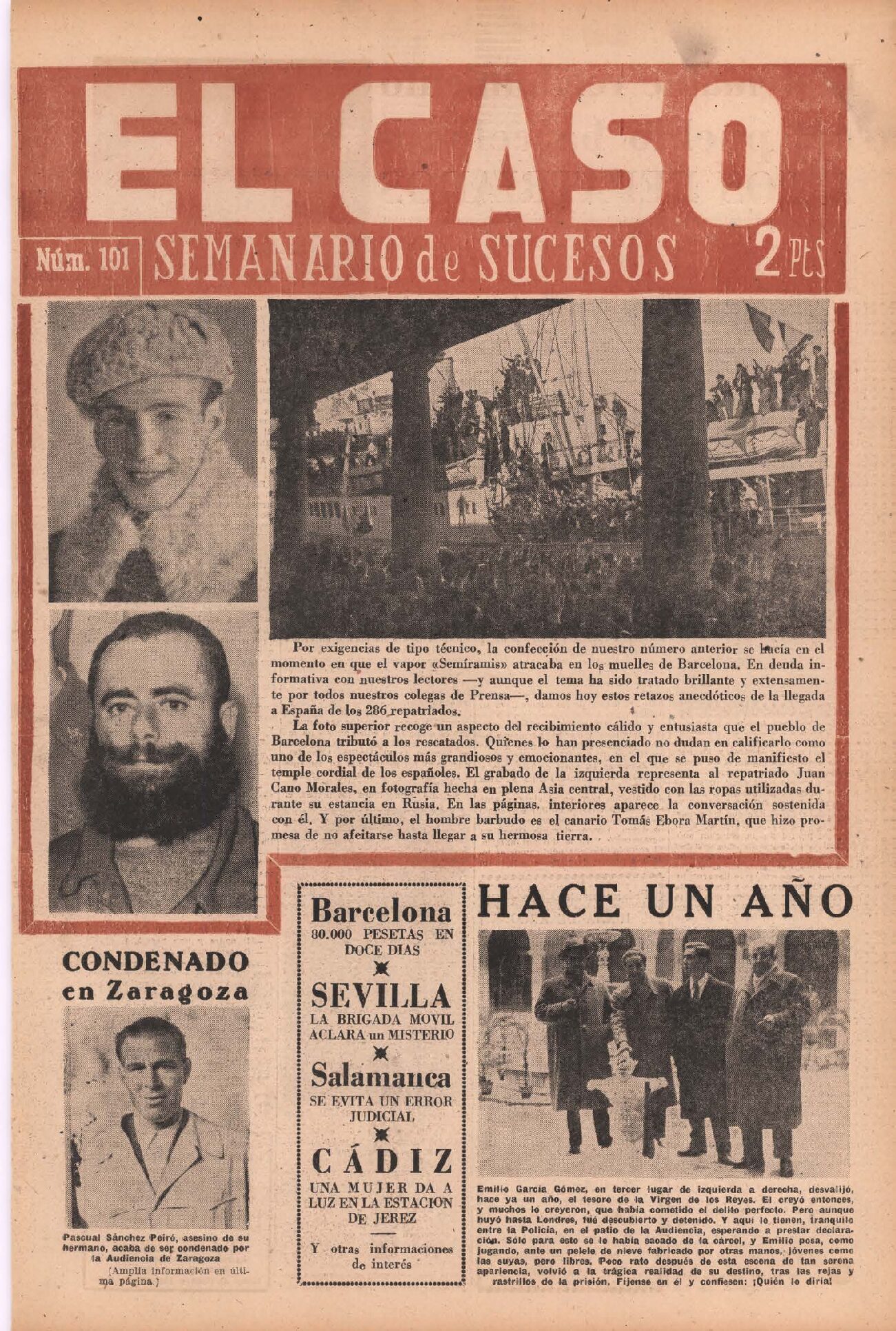 Recibimiento a los repatriados