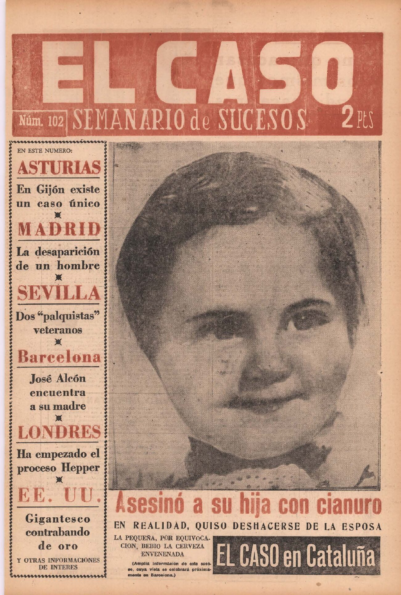 Asesino a su hija con cianuro